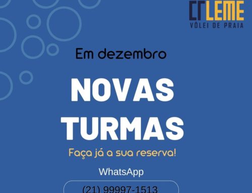 Novas turmas em dezembro